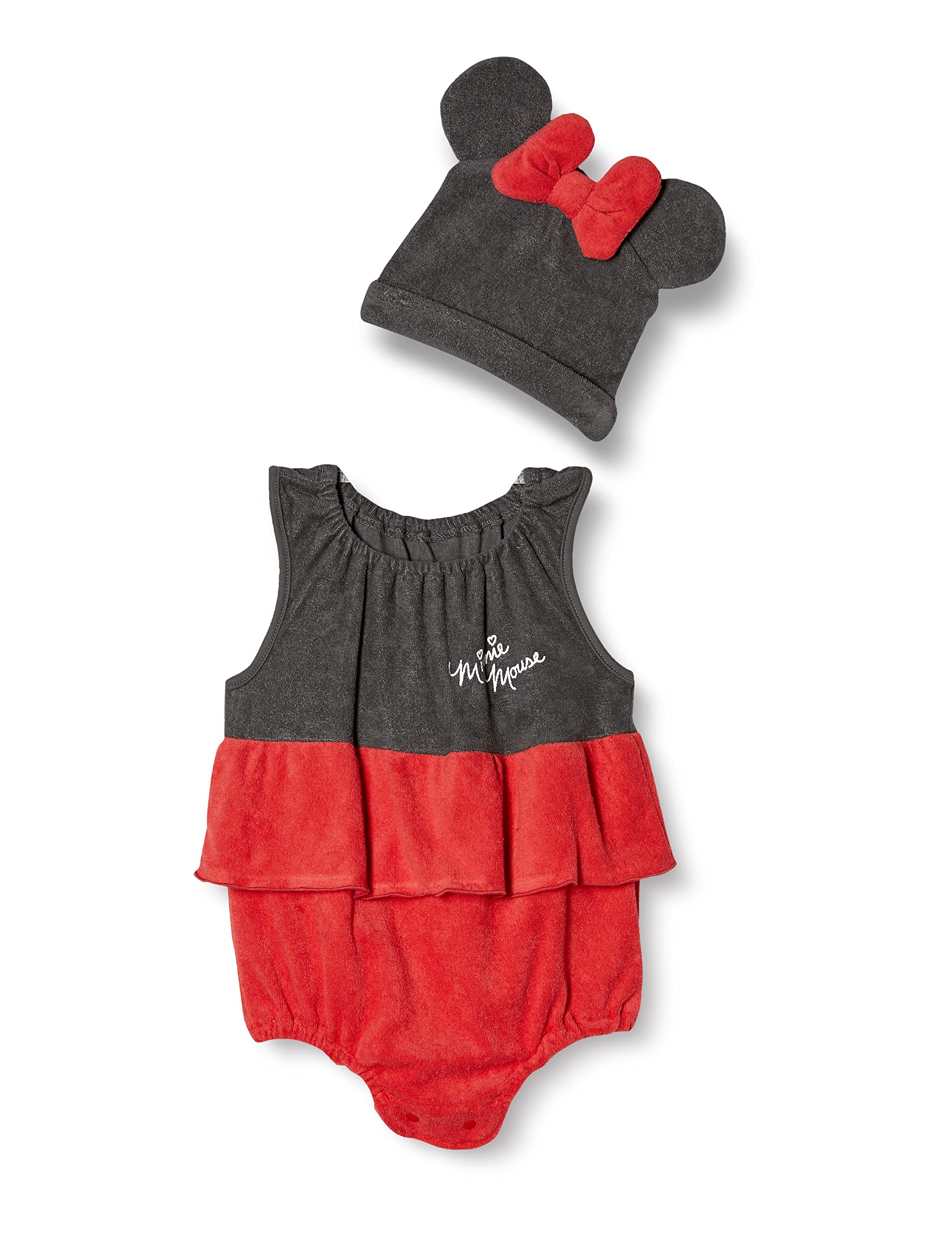 

[Disney] Pretend Romper, Hooded Pile Mickey, Minnie, Donald, Pooh, 101 Animals, Stitch, Baby Costume, Coverall, Minnie 23 80