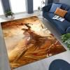 Classics God of War Kratos 3A Game Gamer Rug for Bedroom Living Room Sofa Home Doormat Decor, Large Kids Play Non-slip Floor Mat