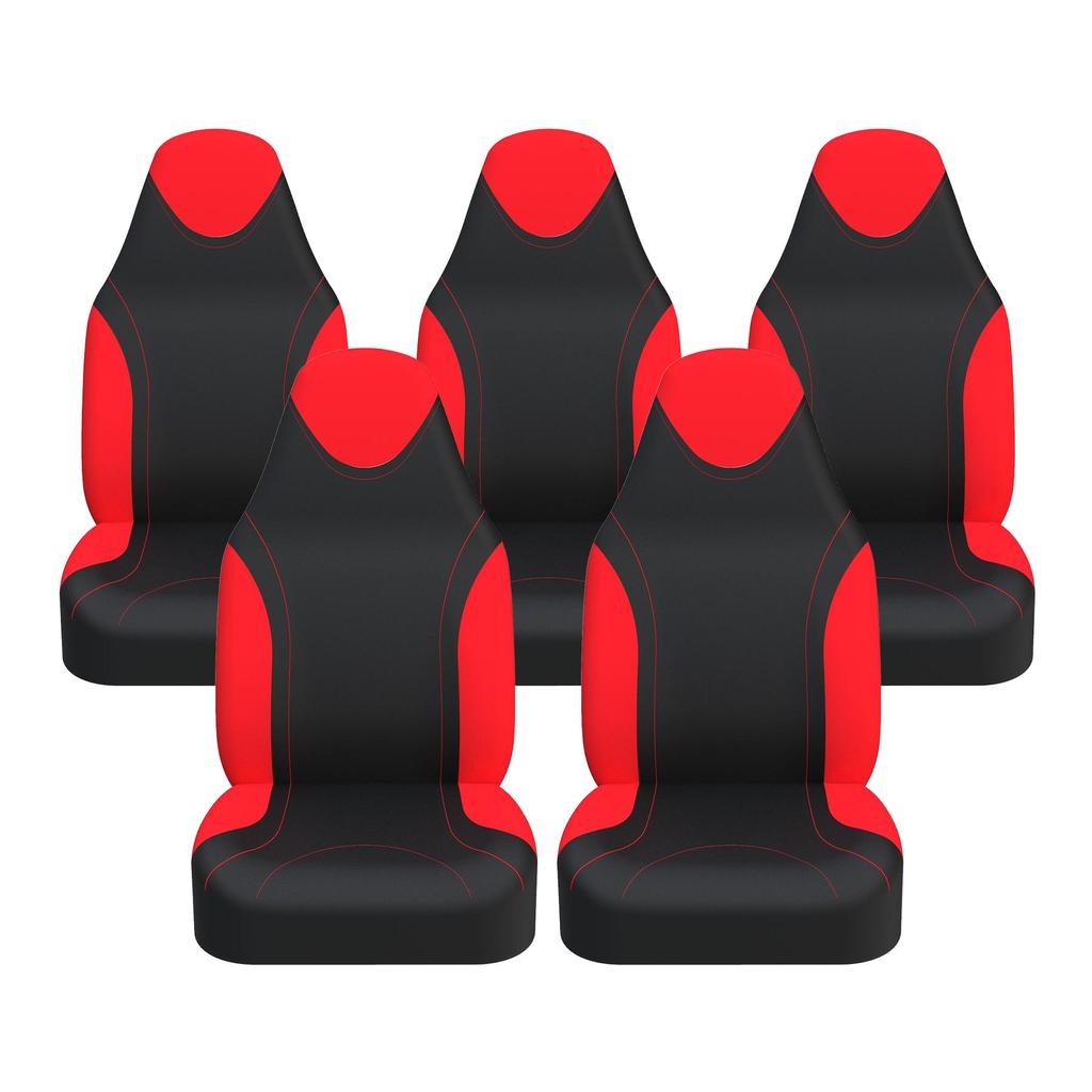 Racing Style Integrated Front Bucket Seat Cover Flat Cloth Auto Accessories Universal For For lada-LARGUS