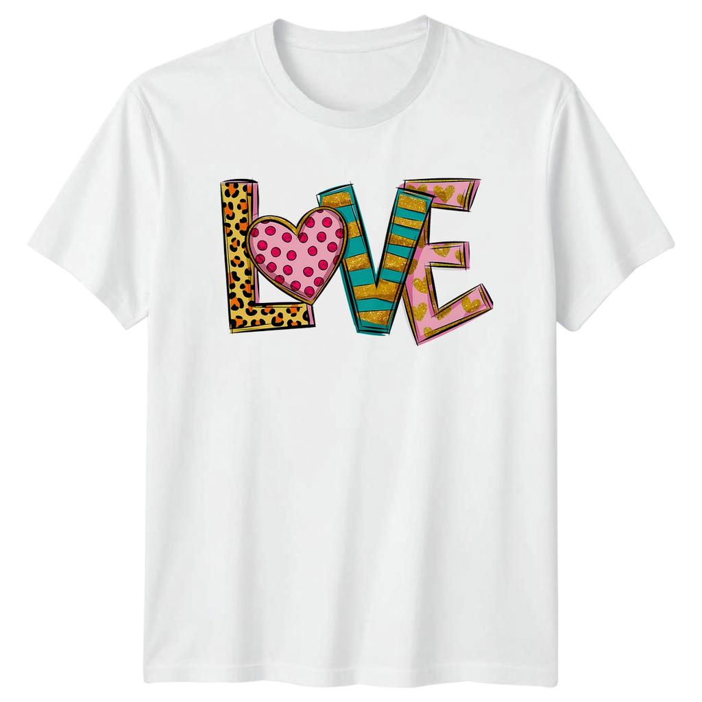 Love Heart Valentines Day RoUnisexce Unisexs Unisexs Graphic Tee