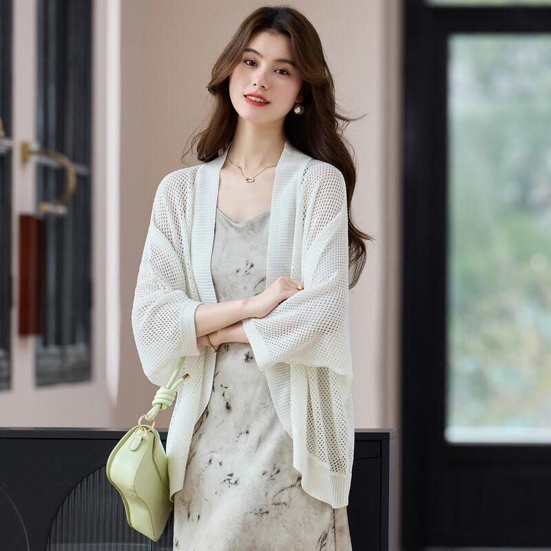 Sanpowa Women s Lightweight V-Neck Cardigan L