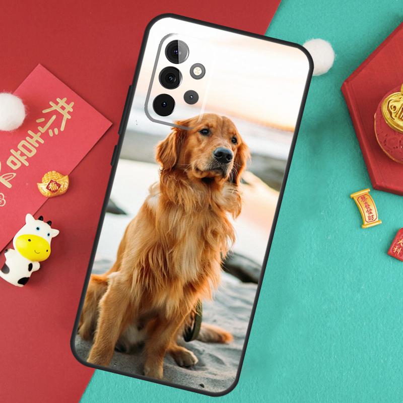Golden Retriever Dog Case For Samsung Galaxy A16 A17 A54 A34 A14 A15 A35 A55 A52 A12 A32 A13 A33 A53 A26 A36 A56