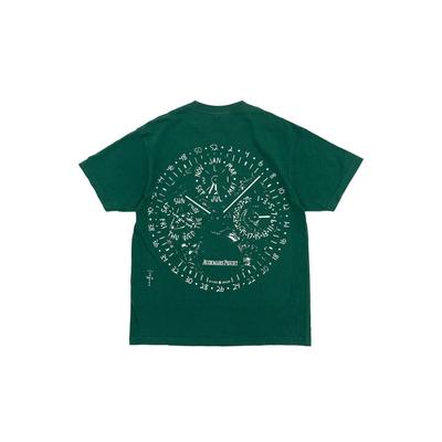 T-shirt Travis Scott CJ X Audemars Piguet Green Watch Face