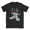 Fih Shoes Funny Fish Meme Graphic Print T Shirt for Men Women  100% Cotton  Tee Shirt Clothing