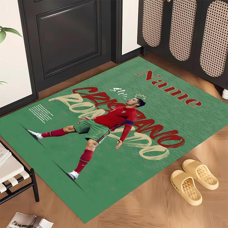 CR7 (14) Kişiselleştirilmiş İsim Ofis Halısı Salon Yatak Odası Mutfak İçin Şık Dekor