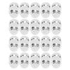 20PCS Lug Nuts Stylish Chrome Finish 12x1.5mm Radius Wheel Accessories Parts for Car Vehicle