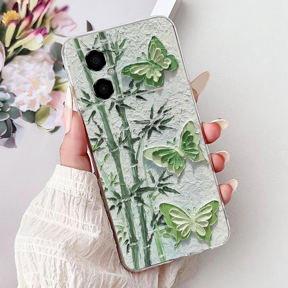 For Xiaomi Poco M4 5G Case New Luxury Painted Cover Liqiud Silicone Phone Case For Xiaomi Poco M4 Pro 4G PocoM4 Pro 5G Soft Bags