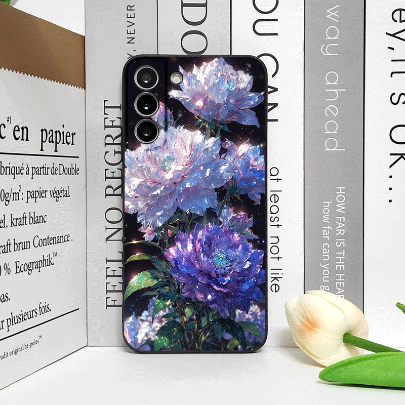 Luxurious White Peony Flower Pattern Phone Case for Honor Huawei 200 100 400 PRO 90 80 70 Lite Magic 8 7 6 5 Pro 5G Soft Covers