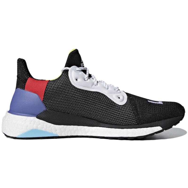 Adidas Pharrell X Adidas Solar Hu Glide 'Black' Sneakers BB8041