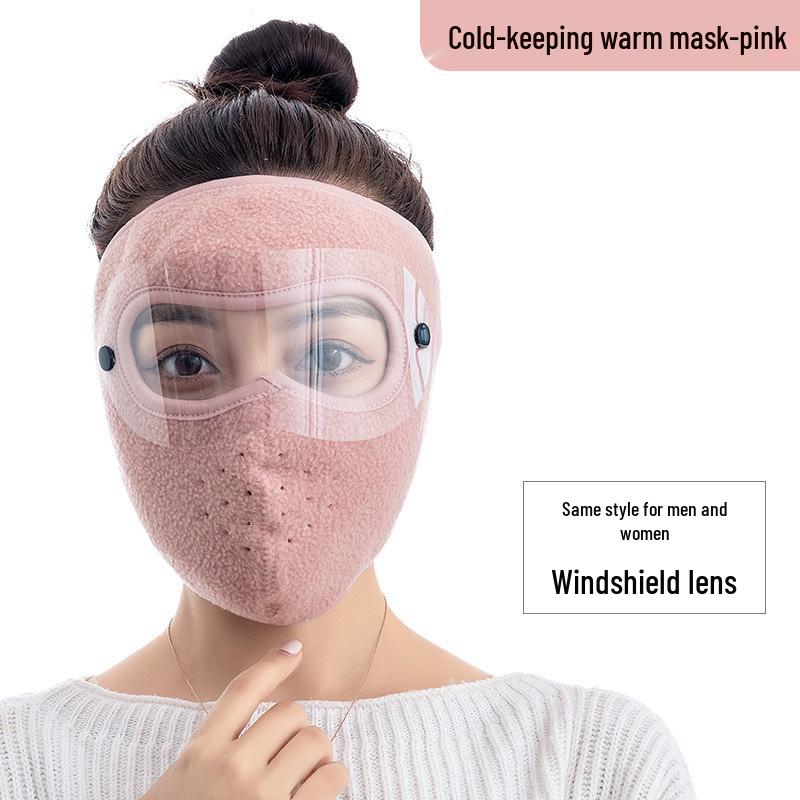 Windproof and Cold-Proof Cycling Face Mask with Ear Protection for Autumn and Winter