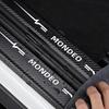 For Ford Mondeo Logo Car Door Sill Protector Sticker Waterproof Anti Scratch Guard Plate Decal Auto Modification Accessories