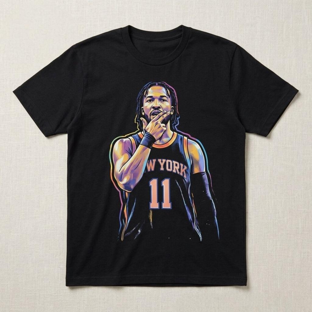 2026 New York Basketball Jalen Brunson Graphic Fan T-shirt Men Women Summer 100%Cotton Y2K Clothing Round Neck Short Sleeved Tee Unisex,gift,Top