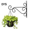 Cârlig de perete din metal Cârlig pentru umeraș pentru plante montat pe perete cu șuruburi Cârlig rezistent pentru coșuri de flori Hrănitoare pentru păsări Clopoței de vânt Gard de ușă