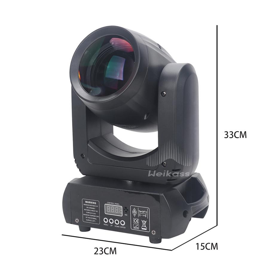 1-4Pcs 150W Beam Gobo Light 18Prism 8Gobo LED Spot Light Stage Effect Lighting DJ Disco Stage Moving Head Lights Stage
