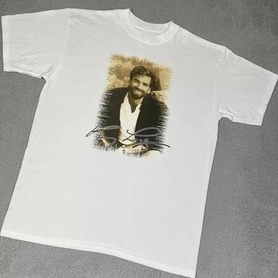 Sale Vtg Kenny Loggins Music Star Heavy Cotton White Full Size T Shirt