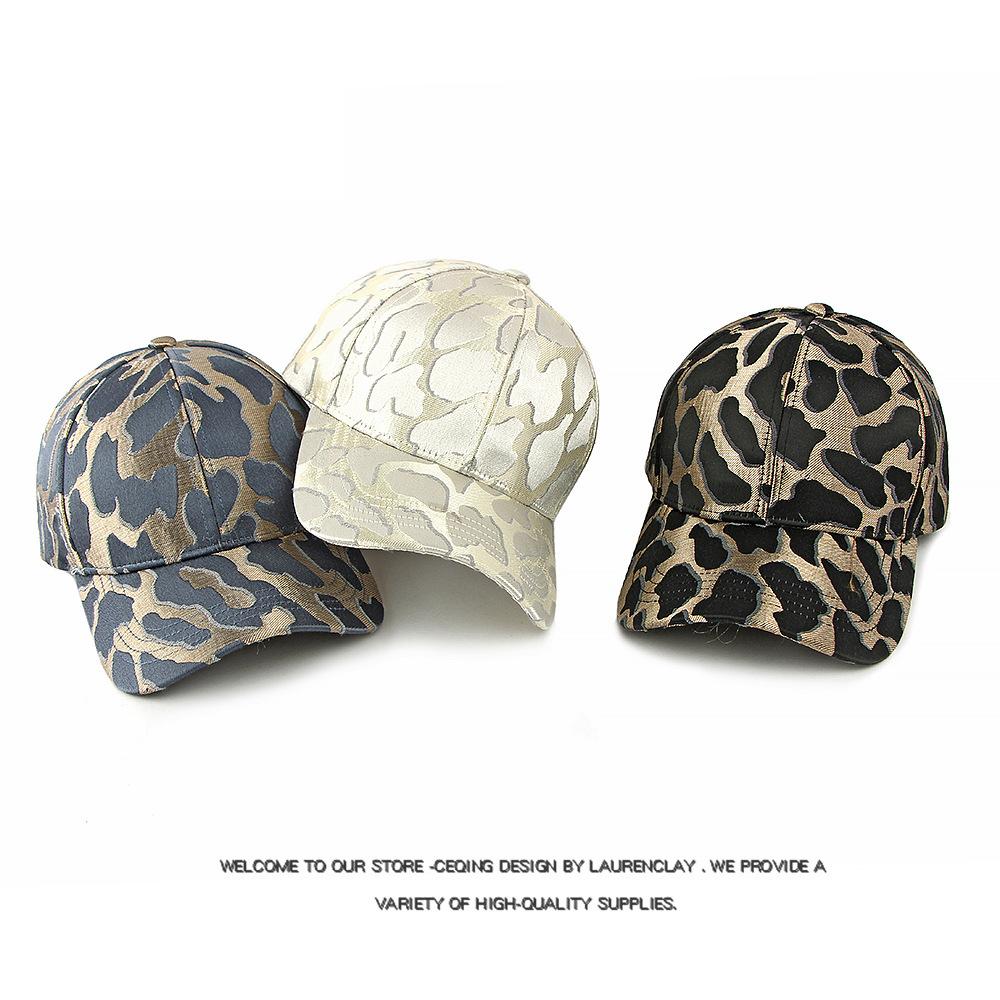 Women's Leopard Print Baseball Cap Outdoor Sun Protection Cap