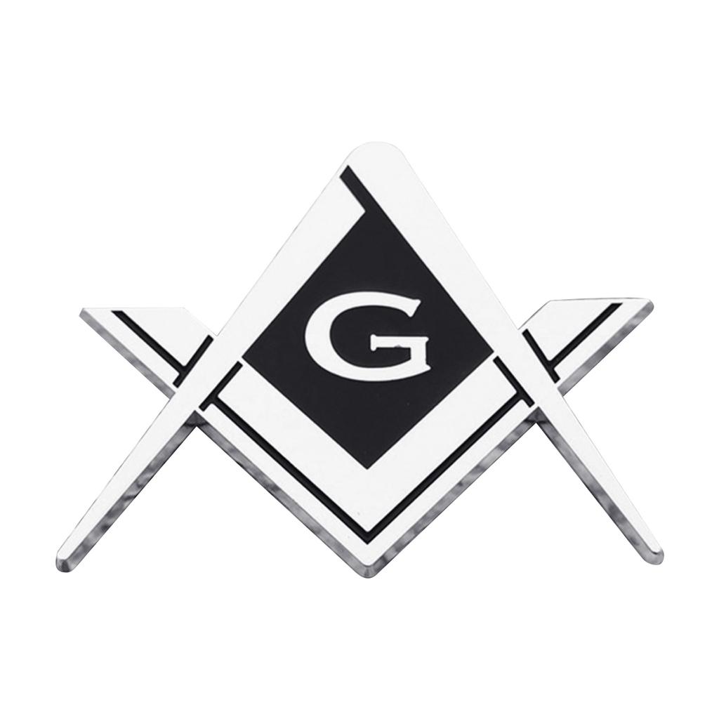 Freemason Masonic Car Emblems Decal Sticker Strong Adhesive for Automotive Truck Motorcycle Car Bikes Easy Installation