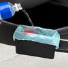 Car Trash Can Portable Durable Foldable Hanging Storage Bucket LeathersTrash Can