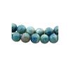 Strand of 48 Round Beads 8mm 8 Mm In Heated Blue Apatite