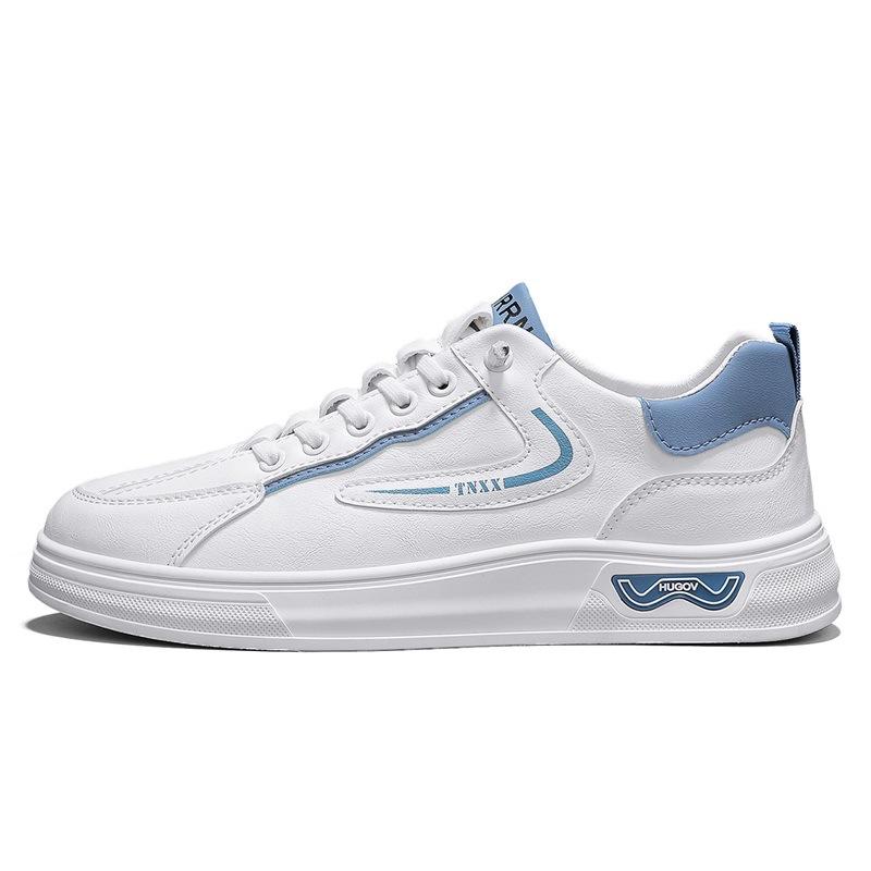 Low-top board shoes men's spring and summer trend casual sports board shoes men's shoes teenagers thick-soled foot cover white shoes men