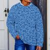 Men's Casual Long Sleeve Button Down Shirt with Leopard Print for Spring and Fall