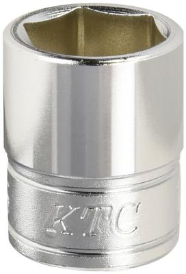 Kyoto Tool Hexagonal 15mm X Drive X 26mm Overall Length (KTC) Socket, B315, 9.5mm