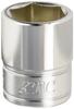 Kyoto Tool Hexagonal 15mm X Drive X 26mm Overall Length (KTC) Socket, B315, 9.5mm