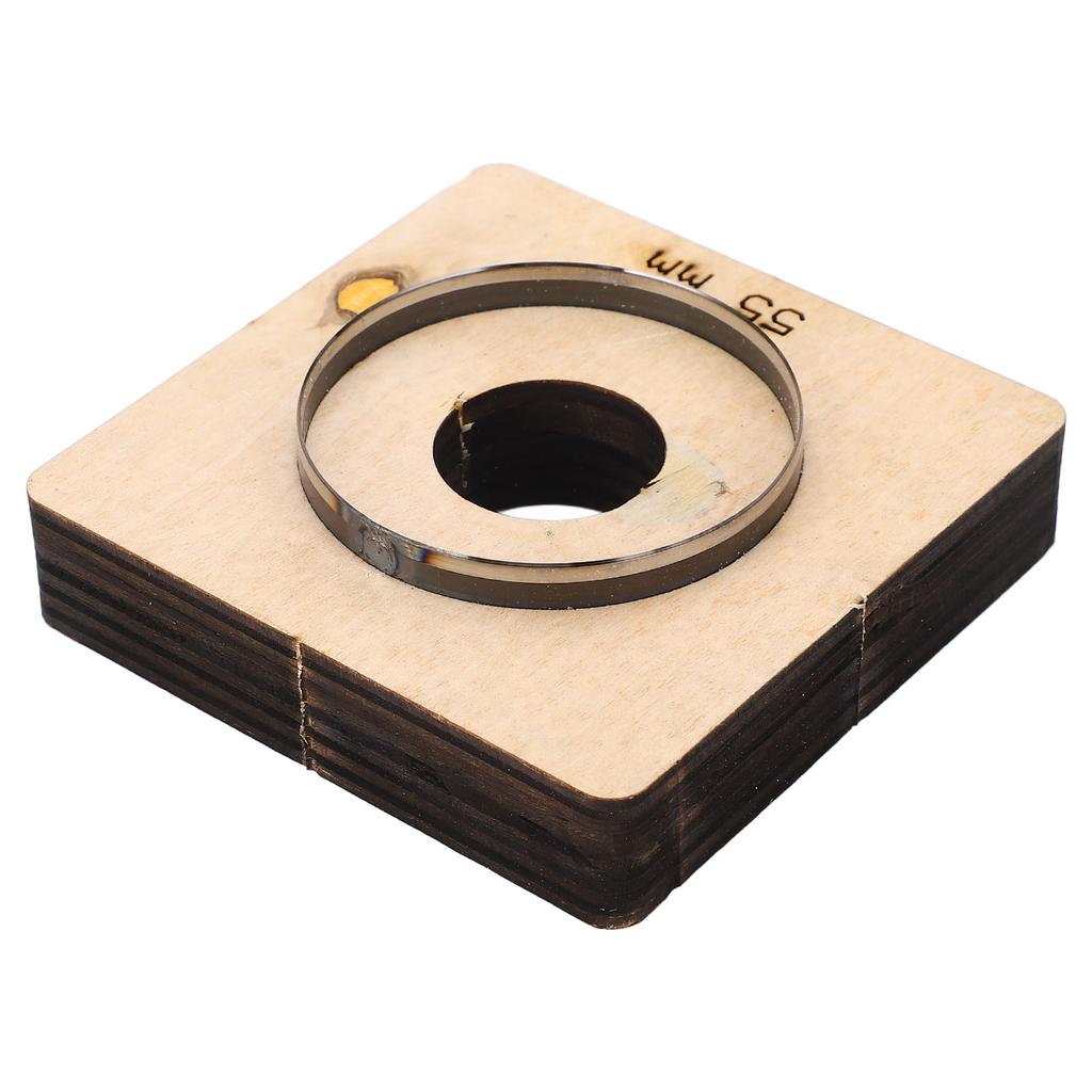 Leder Stanzform 55mm Durchmesser Hohle Runde Form Legierter Stahl DIY Verarbeitung Stanzform