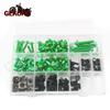 Aluminum Motorcycle Fairing Screws Nuts Kit Moto Body Work Bolts Screw Fit For Aprilia rs 125 rsv4 rs4 tuono v4 1100 Buell xb12