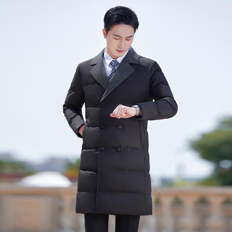 Teluoman Men's Business Casual Winter Padded Jacket