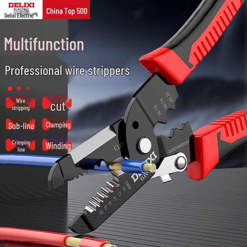 Multifunctional Electrician Wire Strippers & Pliers Set: Wire Cutters, Crimping, Stripping Tools - Free Shipping