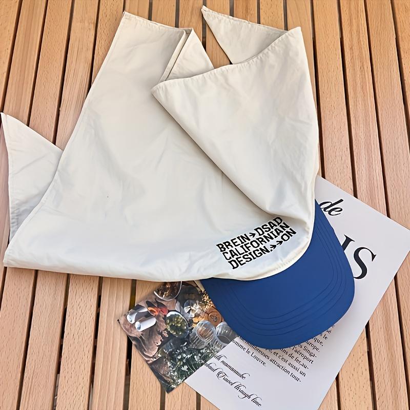 Chic Color-Block Sun Hat with Embroidered Lettering - Adjustable Breathable Polyester Cap for Women and Men Perfect for All Seasons Thanksgiving