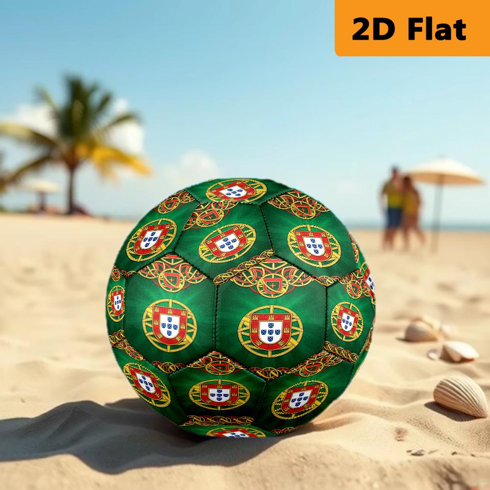 Portuguese Heritage Emblem Football Suitable for Both Training and Competition No. 5 Football Outdoor Sports Very Elastic Unique Football Gifts