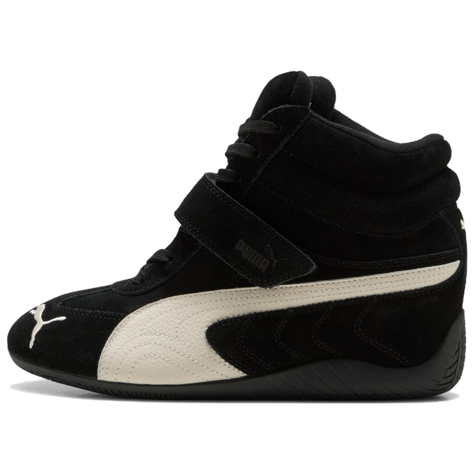 Puma Speedcat Wedge OG Black White Women Sneakers White------Features 408119-01 38
