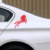 KKJOY 19.5X20CM Car Sticker Handsome Horse Waterproof Vinyl Decal Car Accessories Pegatinas Para Coche DIY Car Styling