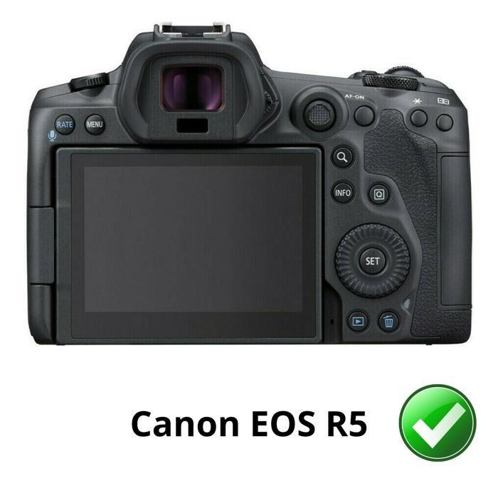 Protecție ecran - Phonillico - Canon EOS R5 - Pachet de 2 - Rezistent la zgârieturi - Ultra subțire