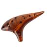 Ocarina 12 Hole Alto C Flute Wind Instrument Natural Sound Easy To Learn Early Childhood Education