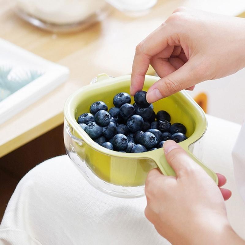 Kitchen Colander Washing Bowl Fruit Drain Basket Fruit Washing Basket Vegetable Washing Tool Kitchen Accessories