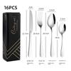 HANYANG Stainless Steel Tableware Family Hotel Supplies Steak Knife, Fork and Spoon Set Western-style Tableware