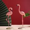 Flamingos Decoration Animal Sculpture, Resins Tabletop Figure for a Touch Charm X3UC