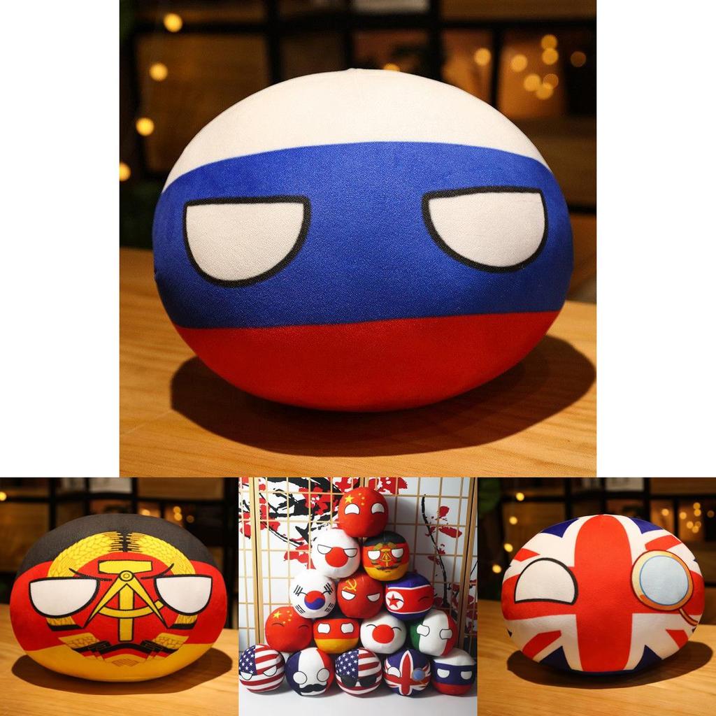 Najnowsza seria pluszaków Pluszowe zabawki Polandball Super miękkie i bezpieczne Idealne jako dekoracja pokoju lub prezent