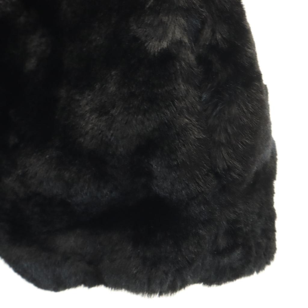 Gap Fake Fur Coat XXS Black Women Used