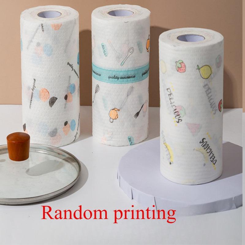 

165 шт одноразовых кухонных бумажных полотенец, моющиеся, сухие и влажные, двойного назначения, маслостойкие, бытовые чистящие салфетки без содержания масла, кухонные бумажные полотенца