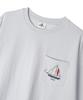 SUNDAY FRUIT MARKET Boat Pocket Tee Skyblue