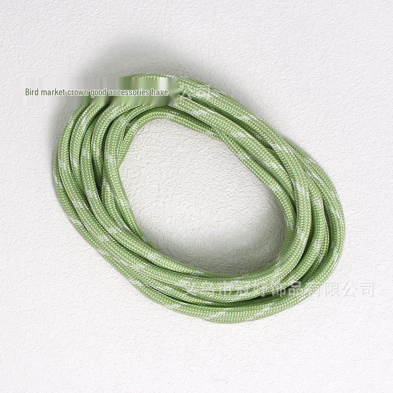 Colorful 5mm Core-Filled Polyester Rope for DIY Bracelets, Stylish Woven Bags, Lanyards, and Pendants