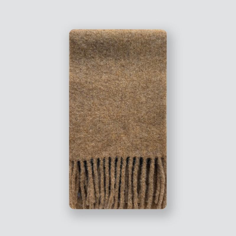 

Women Winter Warm Luxury Imitation Cashmere Scarves Solid Color Fashion Shawl Wrap Ladies Blanket Foulard Pashmina Bandana Scraf 27x200cm