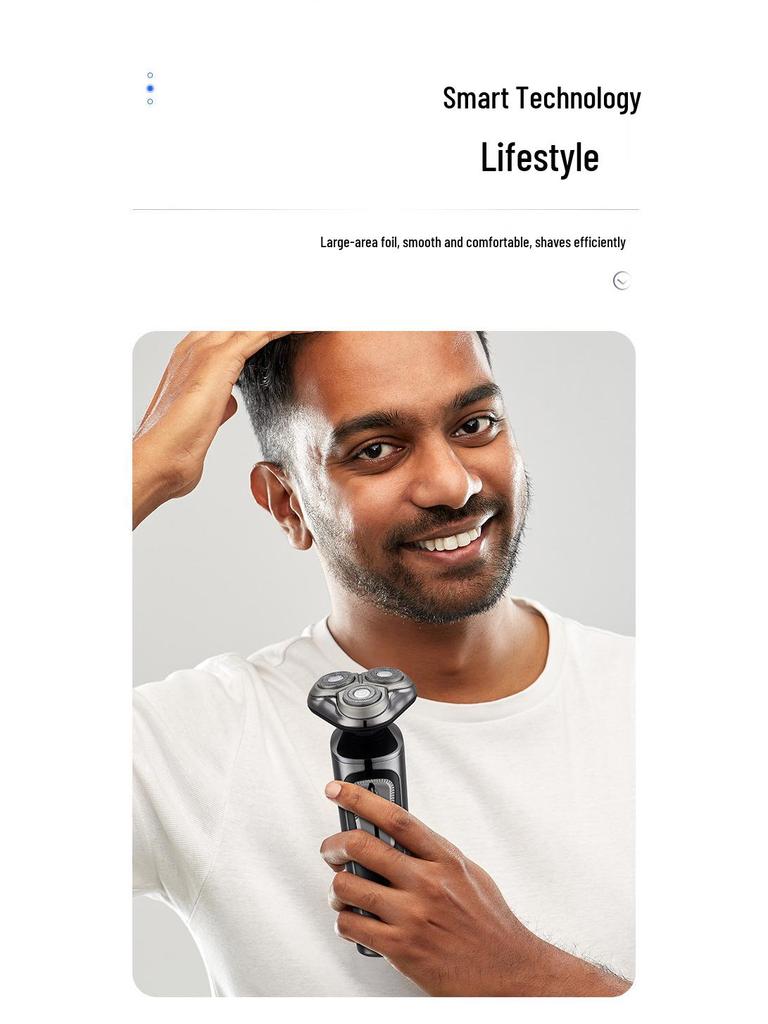 4D Floating Intelligent Electric Shaver: Multifunctional, Waterproof & Rechargeable