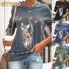Women's Fashion Casual Long Sleeve O-Neck Blouses & Shirts