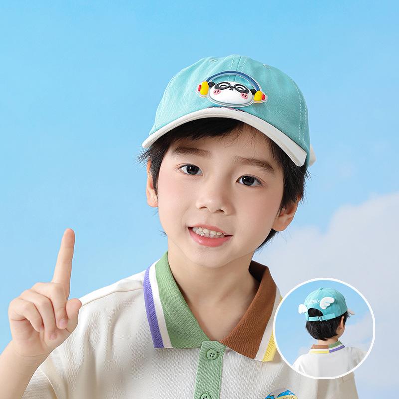 1098 Spring and Summer Cartoon Cute Baseball Cap Boys and Girls Baby Cap Outdoor Sunshade Sun Protection Children's Hat
