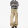 American Retro Tooling Scimitar Logging Pants Men's and Women's Trendy Brand Silhouette Mopping Casual Pants Washed Wide-leg Trousers